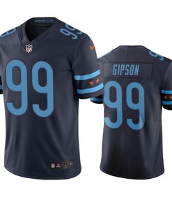 Chicago Bears Trevis Gipson Navy City Edition Vapor Limited Jersey - Robokeg