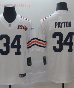 Chicago Bears Walter Payton #34 Nfl 100 2020 White Jersey Jersey - Robokeg