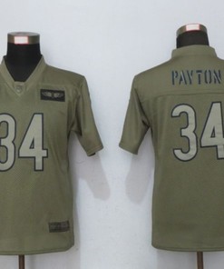 Chicago Bears Walter Payton #34 Nfl 2020 Moss Green Jersey - Robokeg