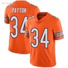 Chicago Bears Walter Payton #34 Nfl 2020 Orange Jersey Jersey - Robokeg