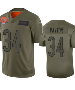 Chicago Bears Walter Payton Camo 2019 Salute To Service Limited Jersey - Robokeg