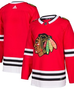 Chicago Blackhawks Adidas Home Authentic Blank Jersey - Red Nhl - Robokeg