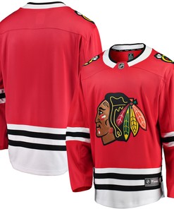 Chicago Blackhawks Fanatics Branded Breakaway Home Jersey Red Nhl - Robokeg