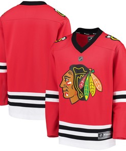 Chicago Blackhawks Fanatics Branded Home Replica Blank Jersey - Red Nhl - Robokeg