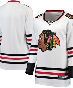 Chicago Blackhawks Fanatics Branded Womens Away Breakaway Jersey - White Nhl - Robokeg