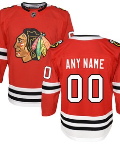 Chicago Blackhawks Premier Custom Jersey - Red Custom Jerseys Nhl - Robokeg
