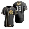 Chicago Cubs #13 David Bote Mlb Golden Brandedition Black Jersey Gift For Cubs Fans - Robokeg
