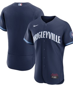 Chicago Cubs 2021 City Connect Authentic Jersey - Navy Mlb - Robokeg