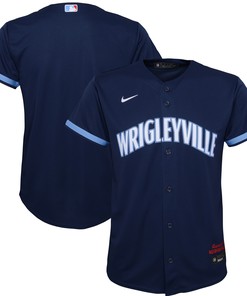 Chicago Cubs 2021 City Connect Replica Jersey - Navy Mlb - Robokeg
