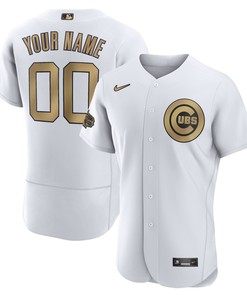 Chicago Cubs 2022 Mlb All-star Game Authentic Custom Jersey - White Custom Jerseys Mlb Ver 1 - Robokeg