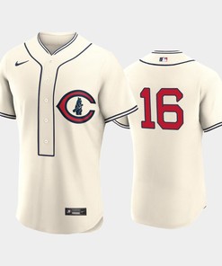 Chicago Cubs 2022-23 Field of Dreams Cream 16 Patrick Wisdom Jersey - Robokeg