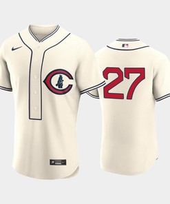 Chicago Cubs 2022-23 Field of Dreams Cream 27 Seiya Suzuki Jersey - Robokeg