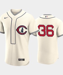 Chicago Cubs 2022-23 Field of Dreams Cream 36 Alfonso Rivas Jersey - Robokeg