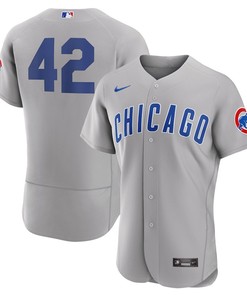 Chicago Cubs 2023 Jackie Robinson Day Elite Jersey - Gray - Robokeg