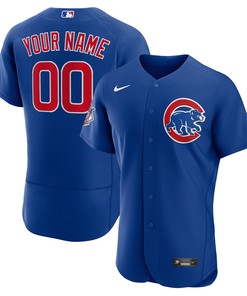 Chicago Cubs Alternate Authentic Custom Jersey Royal Custom Jerseys Mlb - Robokeg