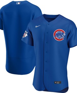 Chicago Cubs Alternate Authentic Team Jersey - Royal Mlb - Robokeg