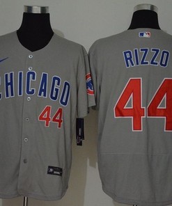 Chicago Cubs Anthony Rizzo #44 2020 Mlb Grey Jersey - Robokeg
