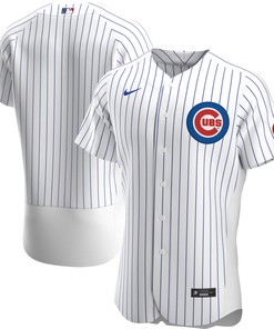 Chicago Cubs Home Authentic Team Jersey White Mlb - Robokeg