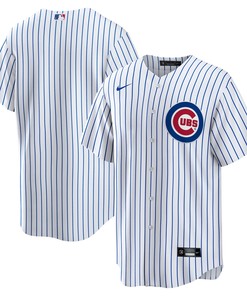 Chicago Cubs Home Blank Replica Jersey - White Mlb - Robokeg