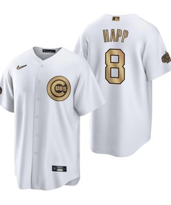 Chicago Cubs Ian Happ White 2022-23 All-Star Game Jersey - Robokeg