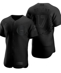 Chicago Cubs Kris Bryant #17 2020 Mlb Black Jersey - Robokeg
