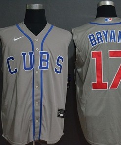 Chicago Cubs Kris Bryant 17 2020 Mlb Grey Jersey - Robokeg