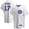 Chicago Cubs Kris Bryant #17 2020 Mlb White Jersey - Robokeg