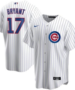 Chicago Cubs Kris Bryant #17 2020 Mlb White Jersey - Robokeg