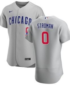 Chicago Cubs Marcus Stroman 0 Mlb Gray Road Jersey For Cubs Fans - Robokeg