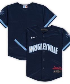Chicago Cubs Preschool 2021 Mlb City Connect Replica Team Jersey - Navy Mlb - Robokeg
