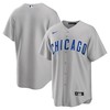 Chicago Cubs Road Replica Team Jersey Gray Mlb - Robokeg