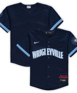 Chicago Cubs Toddler 2021 Mlb City Connect Replica Team Jersey - Navy - Robokeg