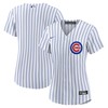 Chicago Cubs Womens Home Blank Replica Jersey - White Mlb - Robokeg