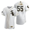 Chicago White Sox #55 Carlos Rodon Mlb Golden Brandedition White Jersey Gift For White Sox Fans - Robokeg