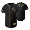 Chicago White Sox #7 Tim Anderson Mlb 2019 Golden Brandedition Black Jersey Gift For White Sox Fans - Robokeg