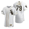 Chicago White Sox #79 Jose Abreu Mlb Golden Brandedition White Jersey Gift For White Sox Fans - Robokeg