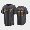 Chicago White Sox Custom 00 2022-23 All-Star Game AL Charcoal Jersey - Robokeg