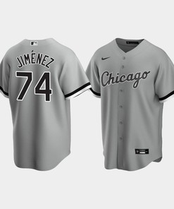 Chicago White Sox Eloy Jimenez 74 Men's Gray Alternate Jersey - Robokeg