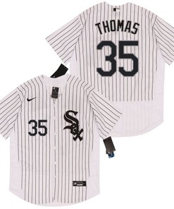 Chicago White Sox Frank Thomas #35 2020 Mlb White Jersey - Robokeg