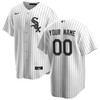 Chicago White Sox Home Replica Custom Jersey - White Custom Jerseys Mlb - Robokeg