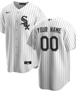 Chicago White Sox Home Replica Custom Jersey - White Custom Jerseys Mlb - Robokeg