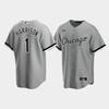 Chicago White Sox Josh Harrison 1 Men's Gray Alternate Jersey - Robokeg