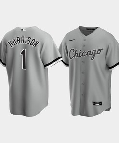 Chicago White Sox Josh Harrison 1 Men's Gray Alternate Jersey - Robokeg