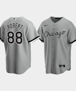 Chicago White Sox Luis Robert 88 Men's Gray Alternate Jersey - Robokeg