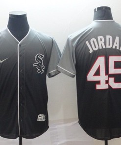 Chicago White Sox Michael Jordan #45 2020 Mlb Black Gradient Jersey - Robokeg