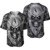 Chicago White Sox Mlb Fan Skull Baseball Jersey - Robokeg