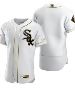 Chicago White Sox Mlb Golden Brandedition White Jersey Gift For White Sox Fans - Robokeg