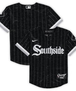 Chicago White Sox Preschool 2021 Mlb City Connect Replica Team Jersey - Black/gray Mlb - Robokeg