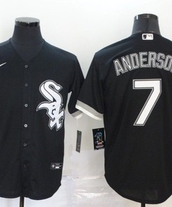 Chicago White Sox Tim Anderson #7 2020 Mlb Black Jersey - Robokeg