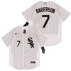 Chicago White Sox Tim Anderson #7 2020 Mlb White Jersey - Robokeg
